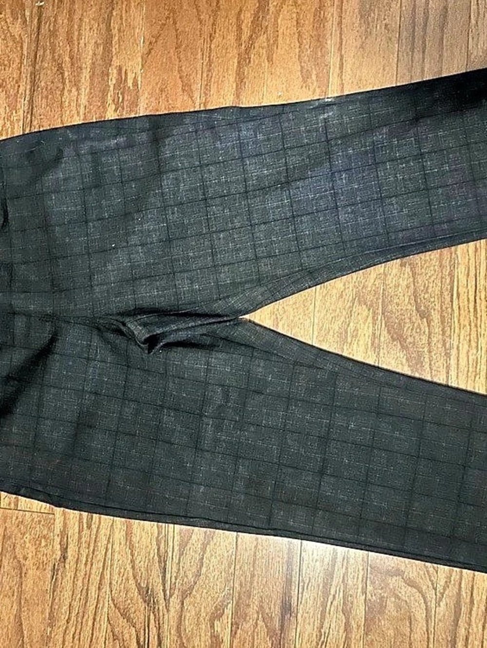 Women’s Checkered Dress Pants in Black